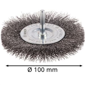 Produktbild für Drahtbürste Bosch 1609200274, Scheibenbürste Ø 100mm