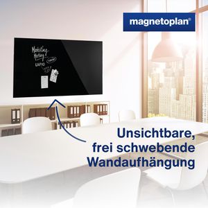 Produktbild für Glas-Magnettafel Magnetoplan 13402012, Design-Glasboard