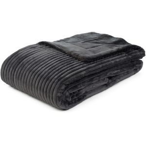 Kuscheldecke Gözze Cord Optik, 40067-91, anthrazit