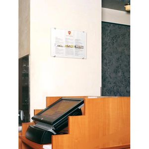 Produktbild für Türschild Durable 4826-19 Crystal Sign A3