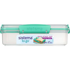 Produktbild für Lunchbox Sistema Snack Attack Duo To Go Kunststoff