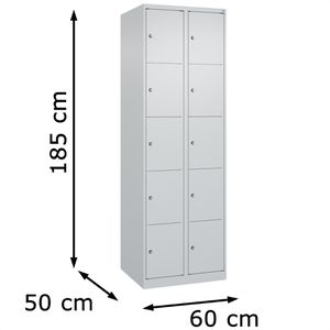 Produktbild für Schließfachschrank CP-Möbel Classic Plus lichtgrau