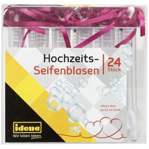 Produktbild für Seifenblasendose Idena weiß, 4,5ml