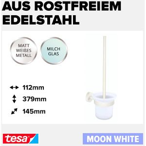 Produktbild für WC-Bürste Tesa Moon, weiß matt