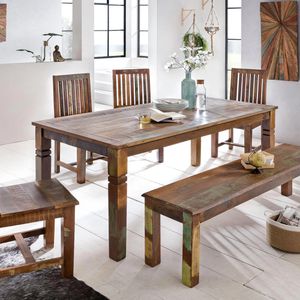 Produktbild für Esstisch Wohnling WL5.060, Mango-Massivholz