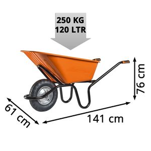 Produktbild für Schubkarre Haemmerlin Crusader, Tragkraft 250 kg