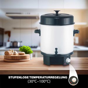 Produktbild für Einkochautomat Clatronic EKA 3338, weiß, aus Metall