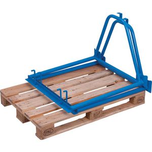 Produktbild für Palettenaufsatz VARIOfit Typ 65, pa-080.005, blau, Stahl
