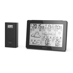 Wetterstation Hama 00186369, Meteotime, Funk, digital