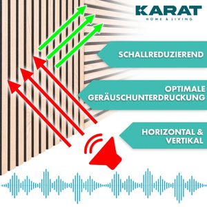 Produktbild für Akustikpaneel Karat Eiche hell