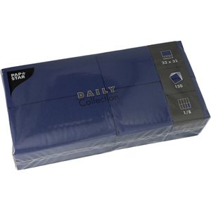 Servietten Papstar Daily Collection, dunkelblau