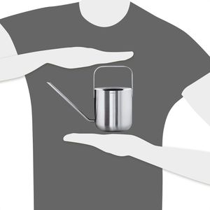 Produktbild für Gießkanne Blomus Planto 65405, silber