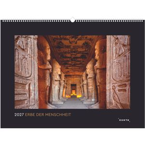 Bildkalender Kunth 761538, Erbe der Menschheit, Jahr 2027