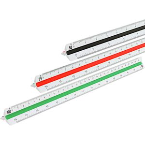 Produktbild für Dreikantmaßstab Rumold 150/2/30 Kunststoff, 30cm