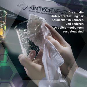 Produktbild für Einwegtücher Kimtech Science, 7551, Präzisionstücher, weiß