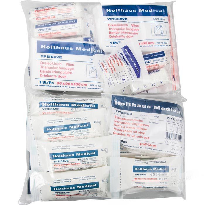 Holthaus Medical filling range first aid kit DIN 13157
