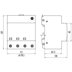 Produktbild für Überspannungsableiter DEHN DG TT 20, 340 V UC, TYP 2