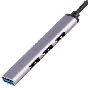 Produktbild für USB-Hub S-Conn 13-50001, silber