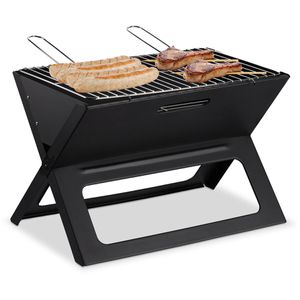 Produktbild für Holzkohlegrill Relaxdays 10026545, Klappgrill