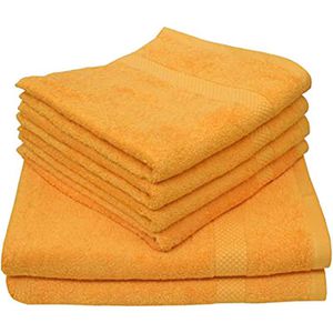 Produktbild für Handtuch Dyckhoff Planet Set, mango, 50 x 100 cm