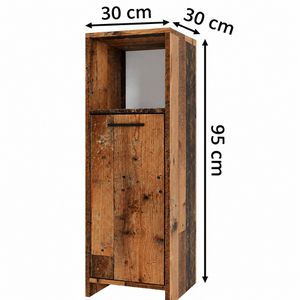 Produktbild für Badschrank Vicco Kiko, eiche rustikal