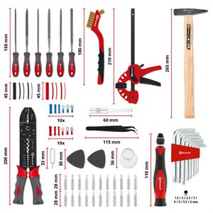 Produktbild für Werkzeugkoffer Einhell E-Case Hobby, 370512