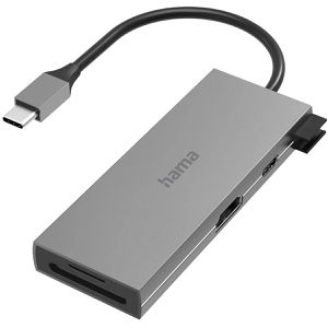 Produktbild für Dockingstation Hama USB-C-Hub Multiport