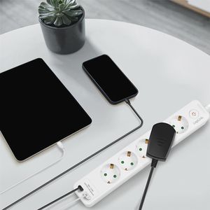 Produktbild für Steckdosenleiste LogiLink LPS280U, mit 1,5m Kabel