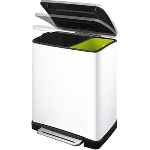 Produktbild für Mülleimer EKO E-Cube, VB 926846, matt weiß