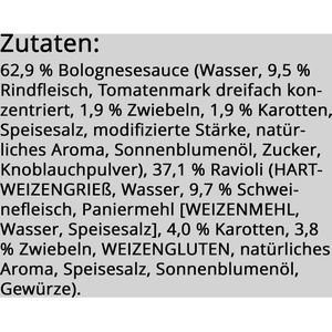 Produktbild für Fertiggericht Gut&amp;Günstig Ravioli in Bolognesesauce
