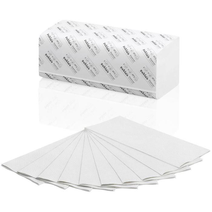 3750 Stück Tork 290143 H3 Papierhandtücher, 2-lagig, 23x23cm, Zick-Zack Falz, Advanced, weiß