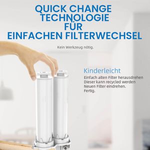 Produktbild für Osmoseanlage OsmoFresh Quella Life, Auftisch, schwarz