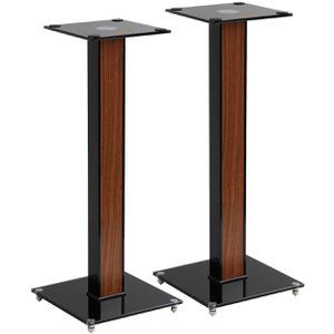 Produktbild für Lautsprecherständer myWall HS22L, schwarz, aus Metall, 2 Stück