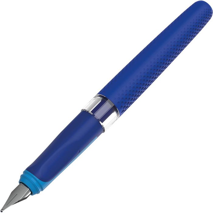 Pelikan Füller Ilo Links- und P475, Feder M, blau aus Kunststoff, für AG Rechtshänder, Böttcher –
