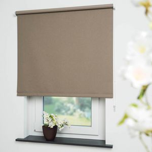 Produktbild für Rollo Liedeco Uni, verdunkelnd, kaffee