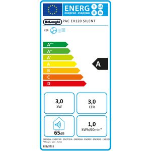 Produktbild für Klimagerät DeLonghi PAC EX120 Silent, 11500 BTU/h