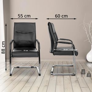 Produktbild für Besucherstuhl CLP Hobart, 306843