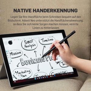 Produktbild für Eingabestift Adonit Neo Ink Stylus ADNEOIS, silber