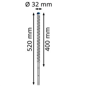 Produktbild für Bohrer Bosch Expert SDSmax-8X Hammerbohrer SDS-Max