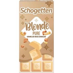 Schogetten Tafelschokolade Blonde Pure, 100g, 18 Stück