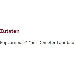 Produktbild für Popcorn Alnatura Popcornmais demeter, BIO