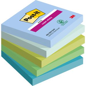 Haftnotizen Post-it Super Sticky Oasis, bunt