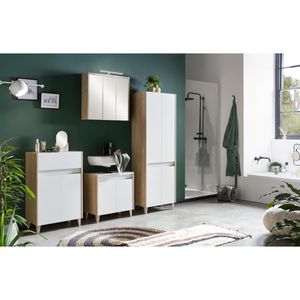 Produktbild für Spiegelschrank Schildmeyer Elba 151290, eiche