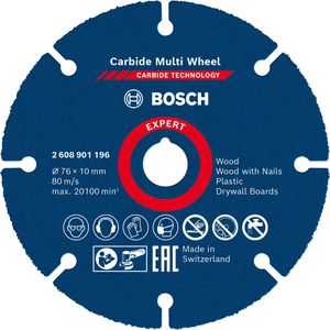 Trennscheibe Bosch Expert Carbide Multi Wheel, Bohrungs-Ø 10mm