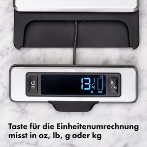 Produktbild für Küchenwaage OXO Good Grips Steel, Tara-Funktion, Teilung 1 g