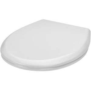 Produktbild für WC-Sitz Wenko Gubbio 22883100, oval, aus Duroplast