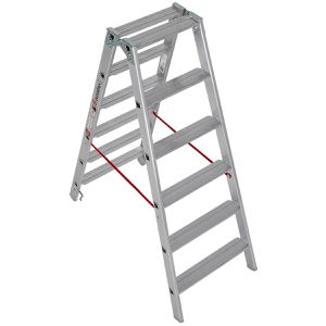 Produktbild für Stehleiter Euroline Nr. 20577, 2057706, beidseitig begehbar