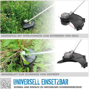 Produktbild für Rasentrimmer Güde FS 36-0, 58437, Akku