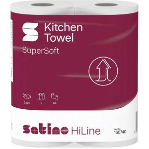 Produktbild für Küchenrolle Satino HiLine 160740, 2-lagig