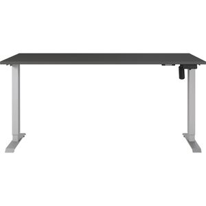 Produktbild für Schreibtisch Germania Profi 3.0, 8024-640, graphit / silber